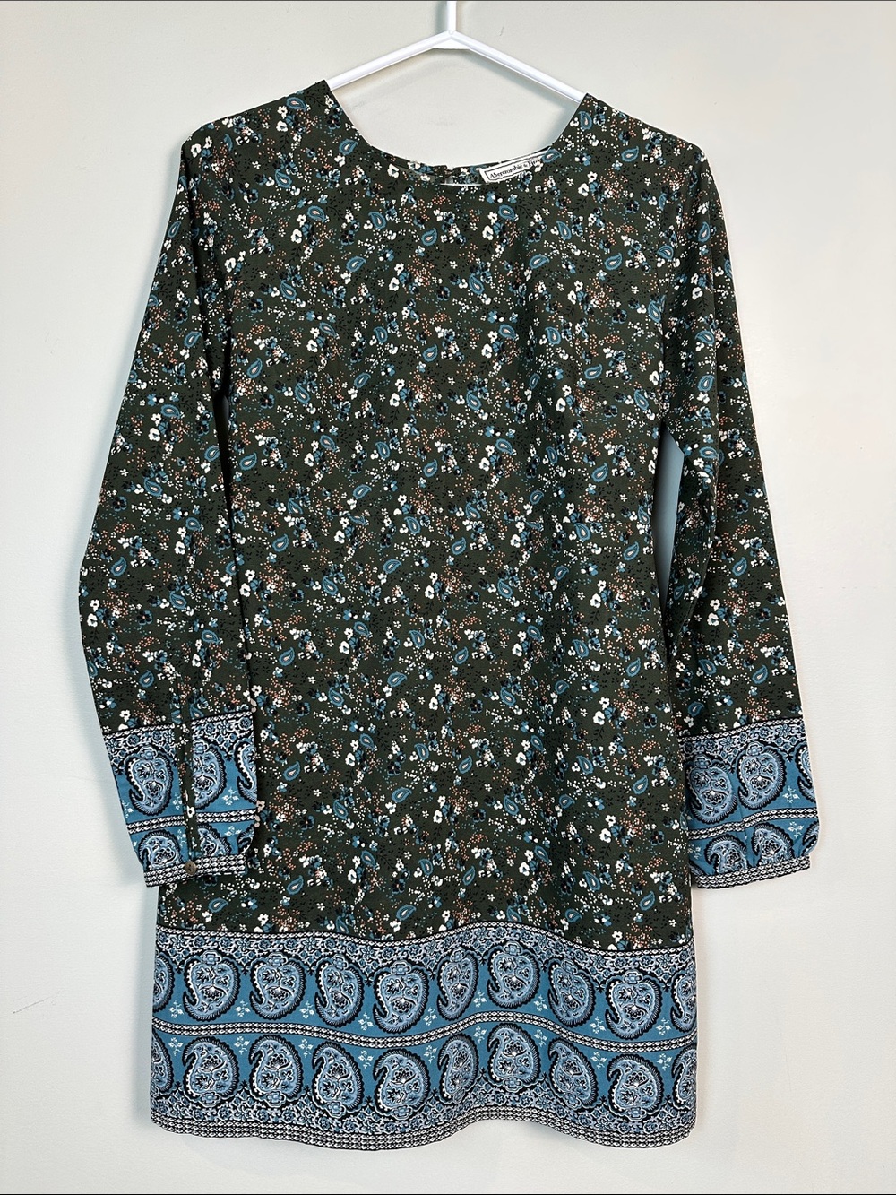 28. Abercrombie and Fitch Paisley floral long sleeve dress.